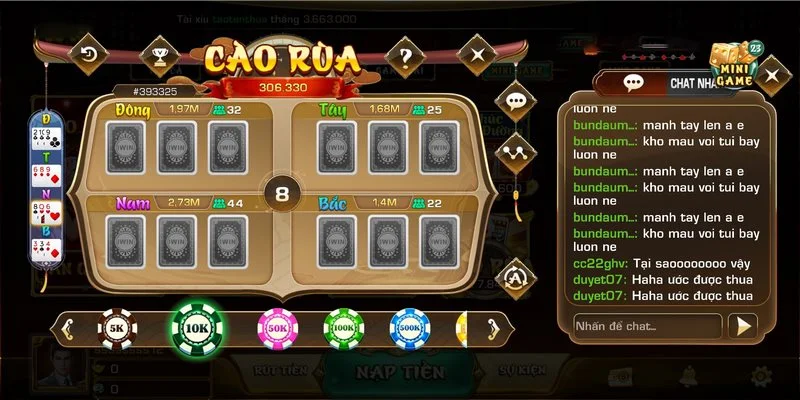 Kinh nghiệm có thể chiến thắng tại game bài Cào Rùa BET88