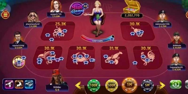 Các cửa cược Bầu Cua Bet88 phổ biến