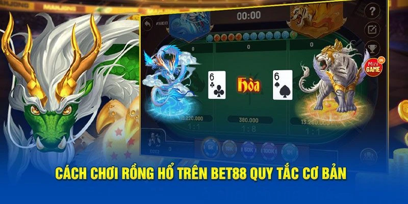Hướng dẫn chơi rồng hổ Bet88 từ A đến Z cho newbie